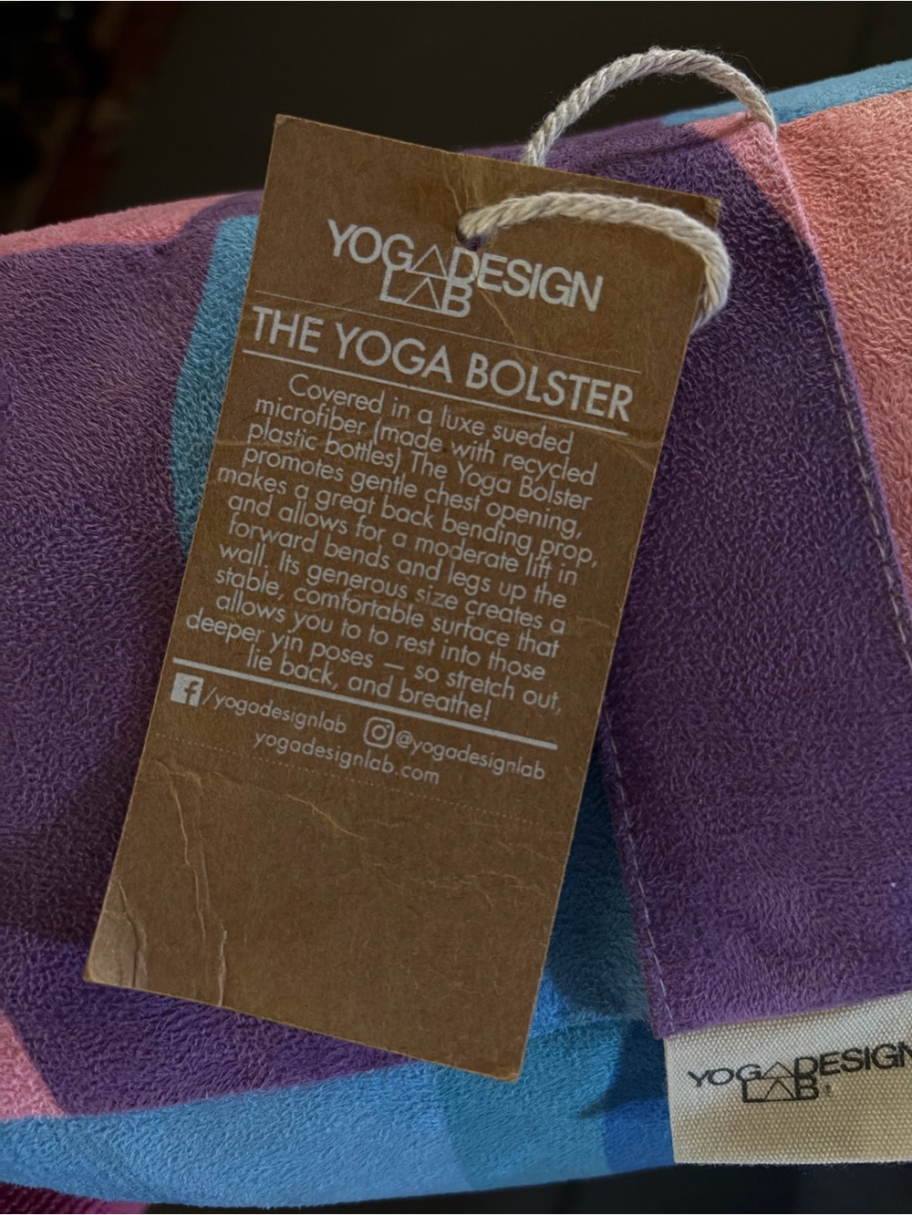 Yoga Bolster | Yoga Design Lab NWT - Picture 11 of 11